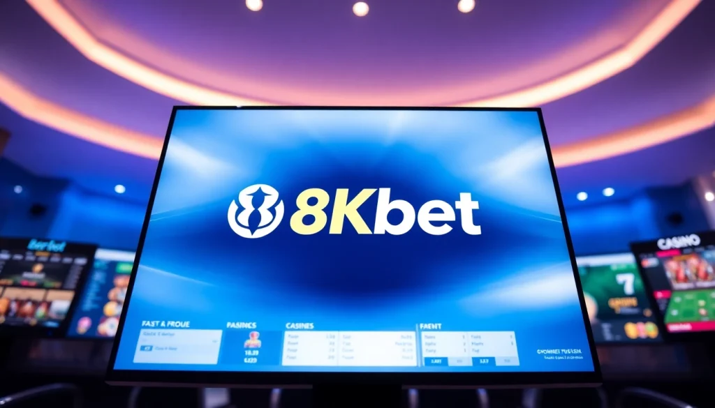 8Kbet online betting platform interface with user engagement elements.