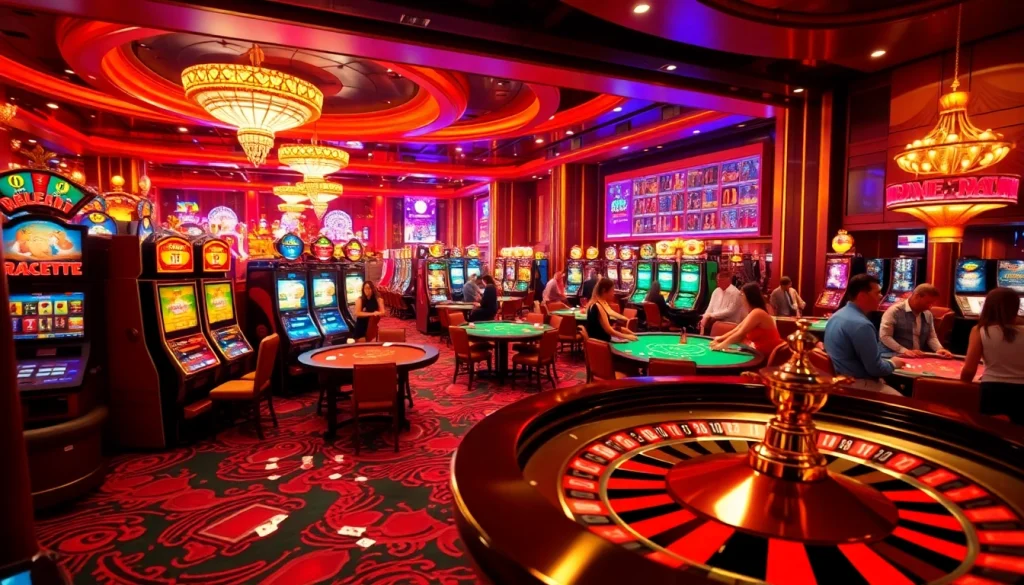 Experience the thrilling atmosphere at 78win casino with vibrant games and eager players.