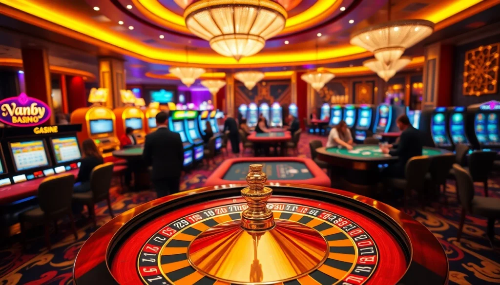Experience the thrill of vaobet betting at a vibrant casino with high-stakes tables and enthusiastic players.