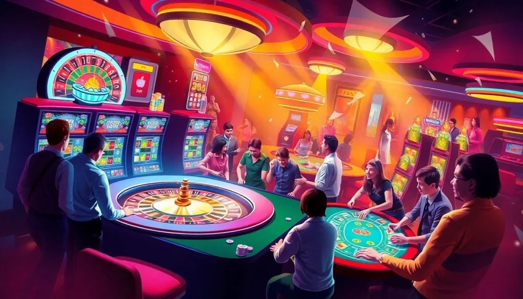 Discover the excitement of rik vip online gambling with players enjoying vibrant casino games and thrilling wins!